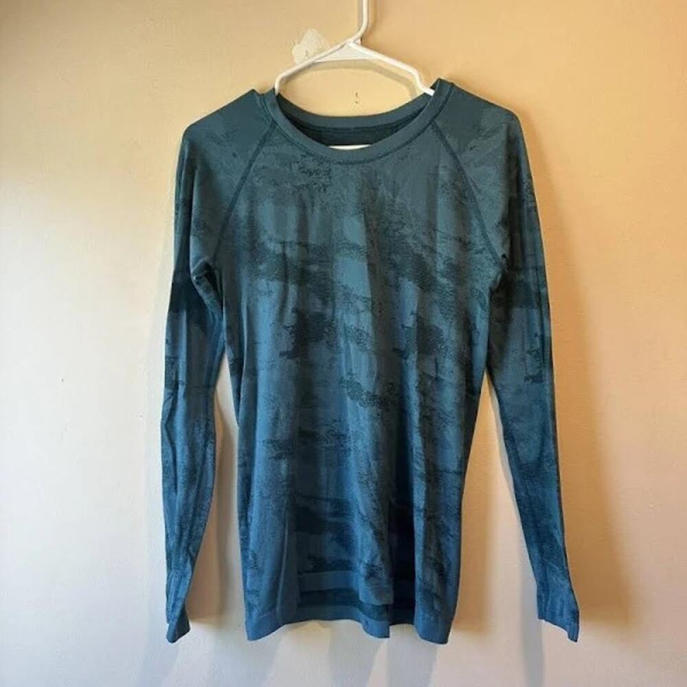 Blue Athleta Compression Top